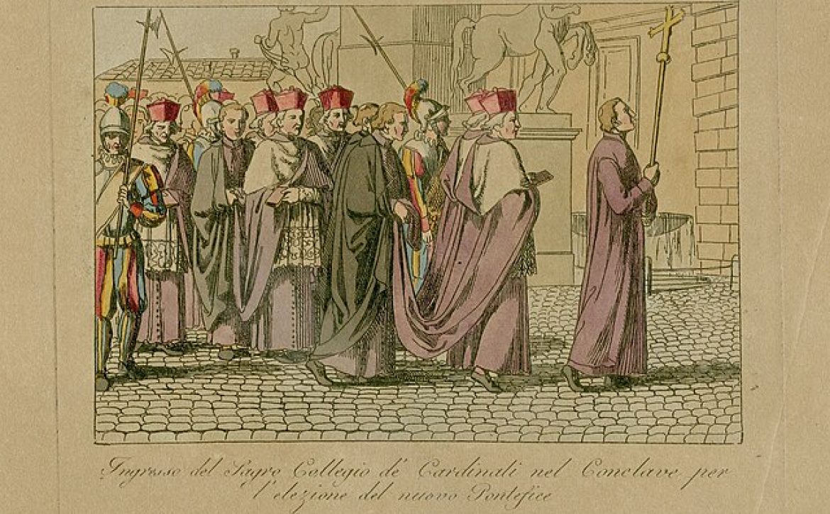 Ingresso_dei_cardinali_nel_conclave_allestito_nel_Palazzo_del_Quirinale